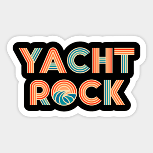Yacht Rock Logo Sticker